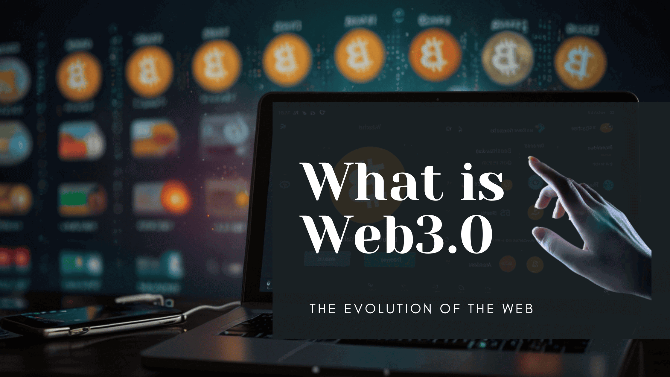 The concept of Web 3.0, highlighting its focus on decentralization, and enhanced user privacy.