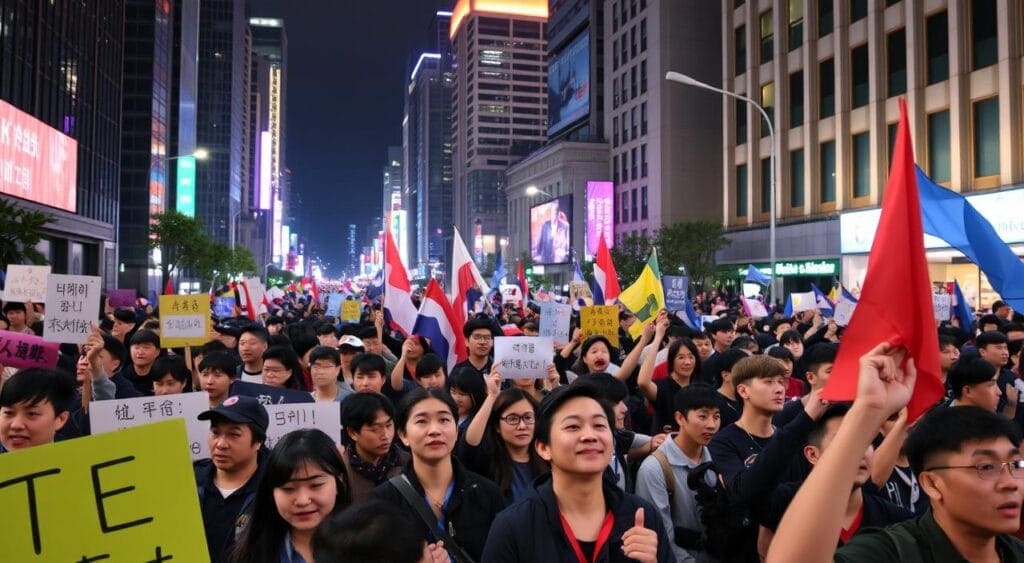south korea protests