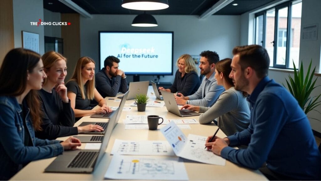 Use a stock photo of engineers collaborating and add text overlays for a professional touch.
